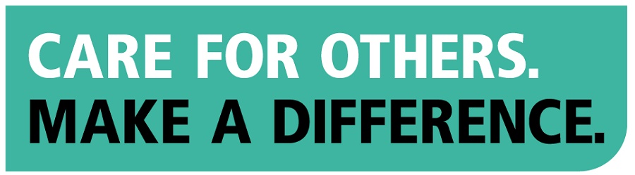 Care for others. Make a difference campaign banner