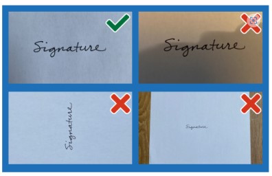 Postal vote 4 signatures example