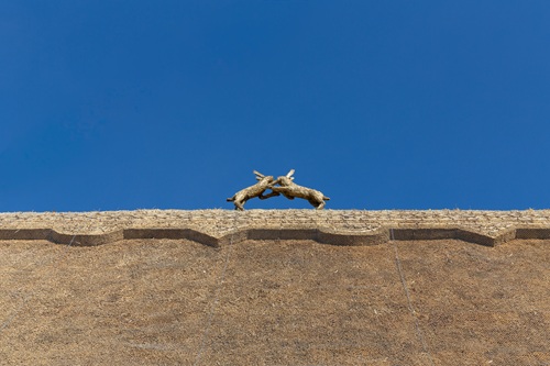 Tithe Barn - Detail of the roof