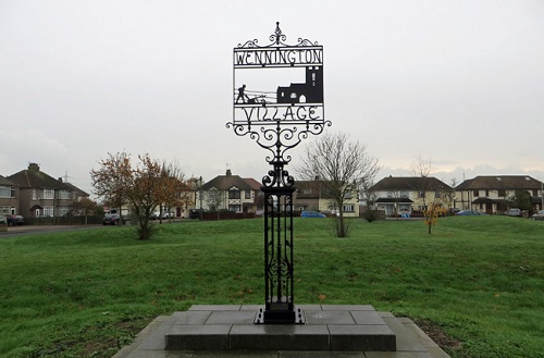 Wennington village sign