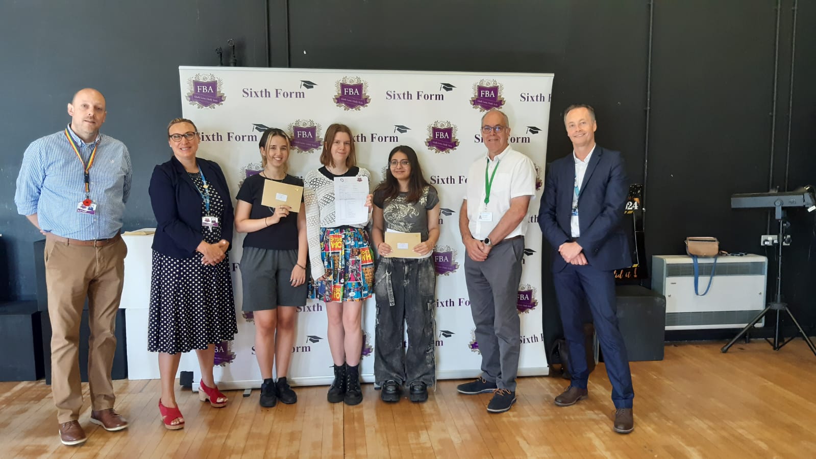 Pupils from Frances Bardsley celebrate their A-level results